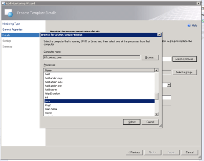 Process Template Details Page 2